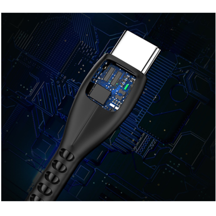 תמונה של כבל טעינה usb-a לawei type c