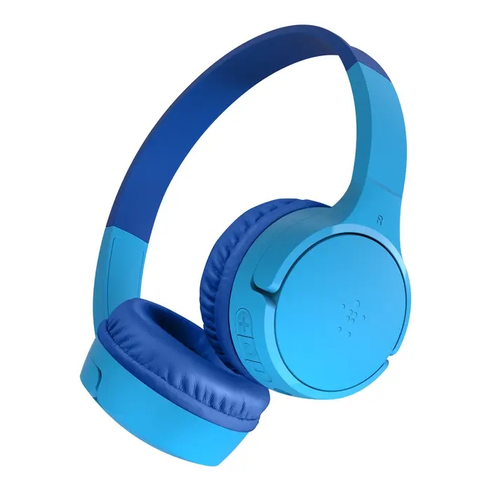 אוזניות אלחוטיות On-Ear לילדים Belkin &lrm;SoundForm Mini V3 כחול