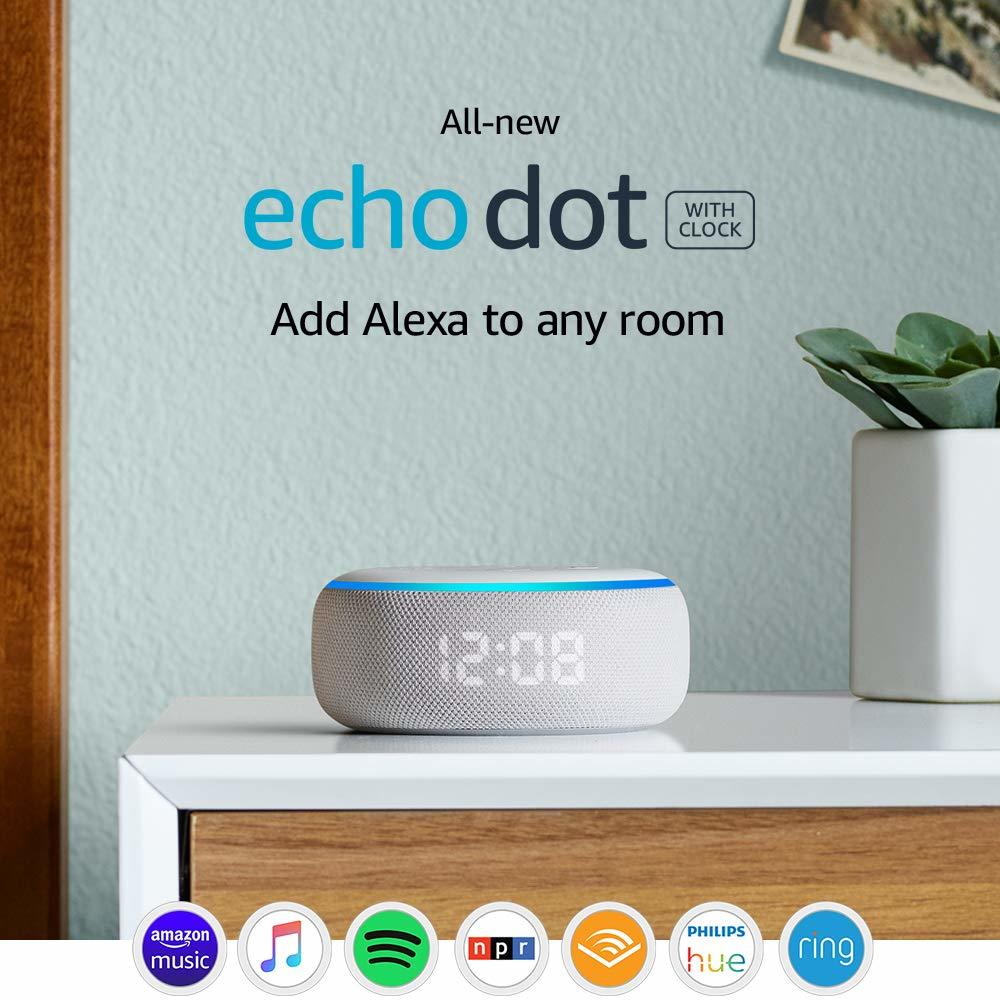 רמקול חכם משולב alexa כולל שליטה בבית חכם amazon