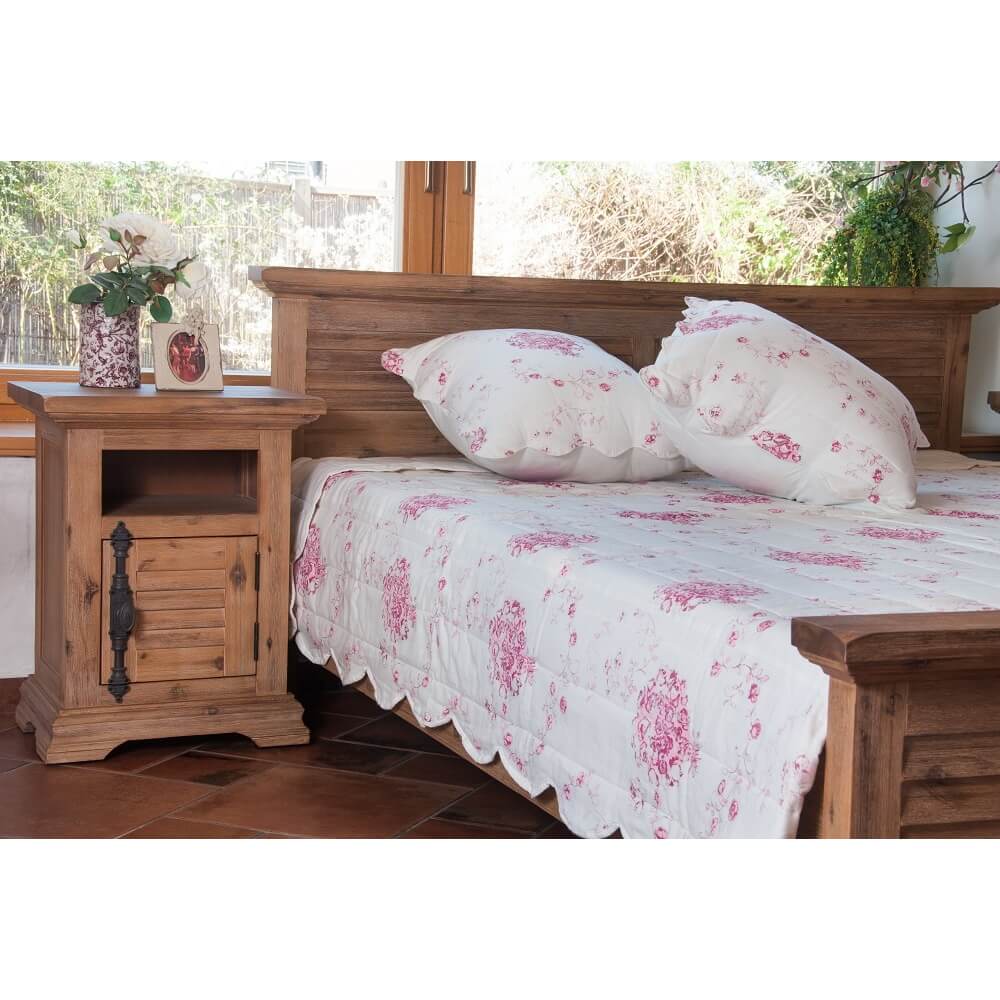 מיטה זוגית country chic