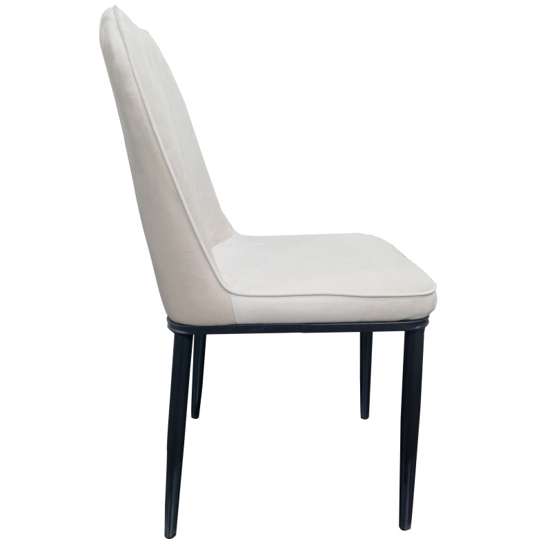 סט רביעיית כיסאות אוכל מרופדים בבד קטיפתי tudo design