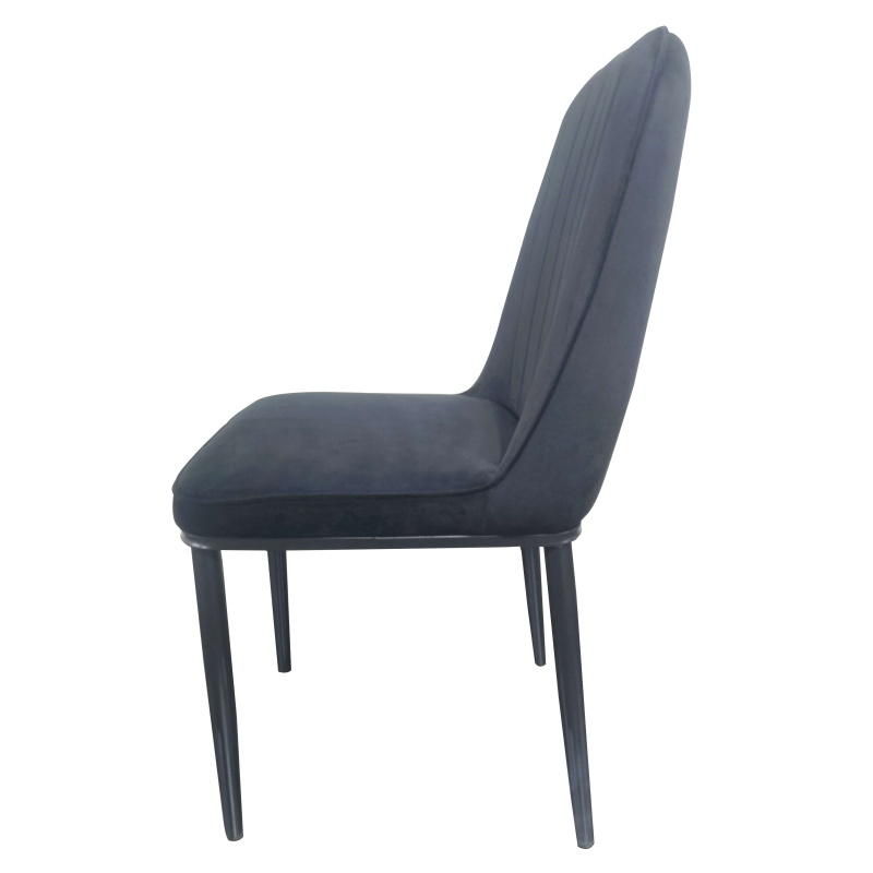 סט רביעיית כיסאות אוכל מרופדים בבד קטיפתי tudo design