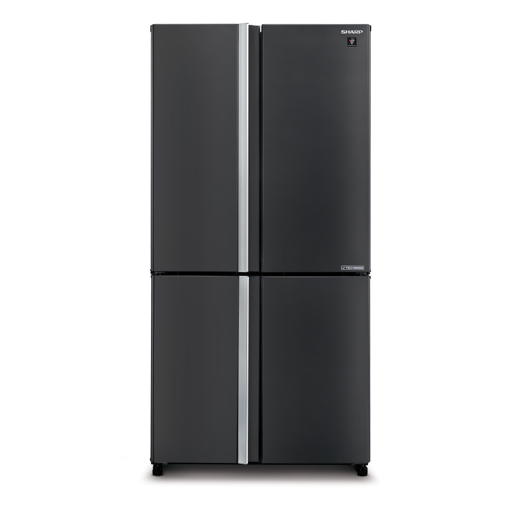 מקרר 4 דלתות 608 ליטר Sharp &lrm;SJ-9160SL נירוסטה מושחרת