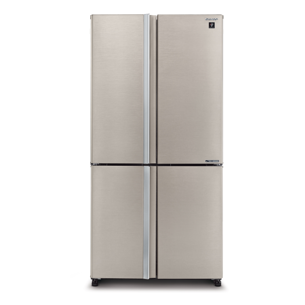 מקרר 4 דלתות 608 ליטר Sharp &lrm;SJ-9160BS סילבר בהיר