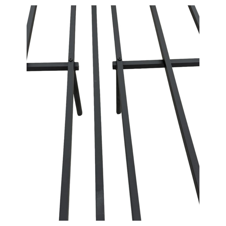 תמונה של מיטת יחיד מרופדת בבד אריג tudo design