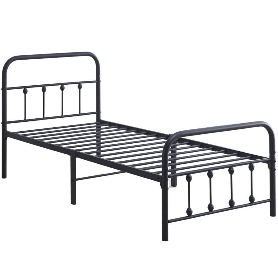 מיטת יחיד מעוצבת Tudo Design &lrm;יהלי 90 שחור