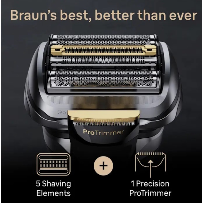 מכונת גילוח נטענת רטוב/יבש braun