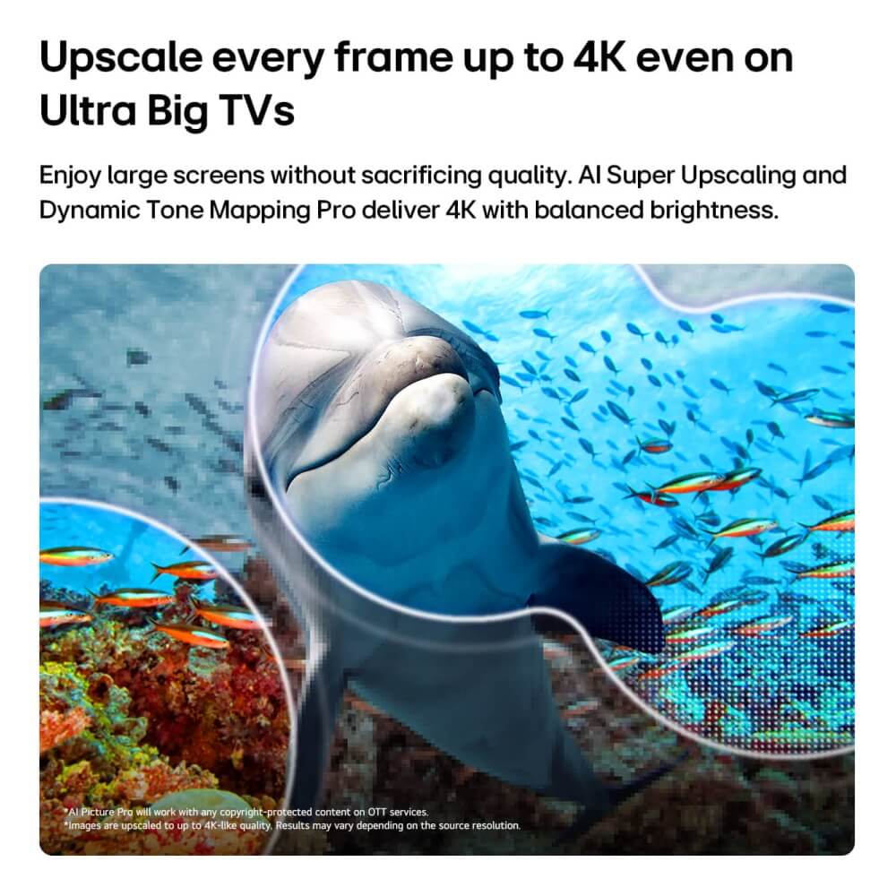 טלוויזיה חכמה 98 lg 4k nano uhd
