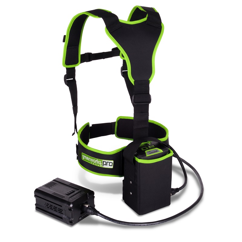 ווסט עם פאוץ' לסוללה Greenworks 80V &lrm;99555/1