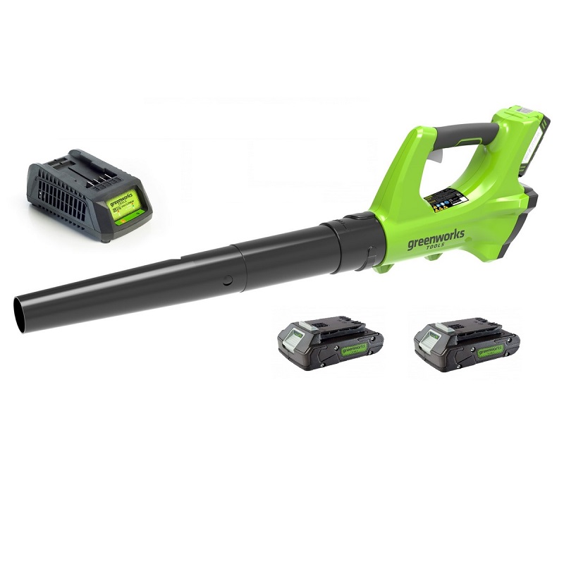 מפוח עלים נטען Greenworks &lrm;99706/4