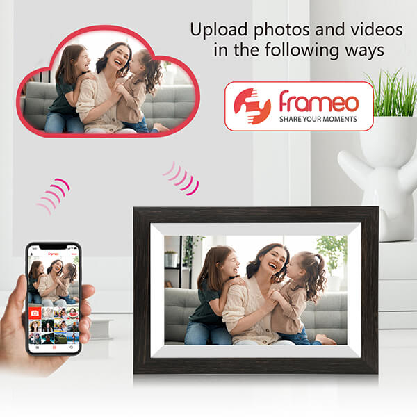 מסגרת דיגיטלית חכמה 10.1 כולל תמיכה באפליקציה frameo