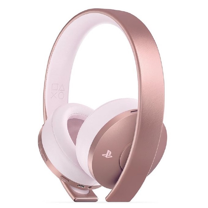 אוזניות אלחוטיות Sony Playstation &lrm;Rose Gold Wireless Stereo Headset Bluetooth