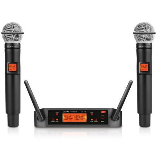 זוג מיקרופונים אלחוטיים pure acoustics