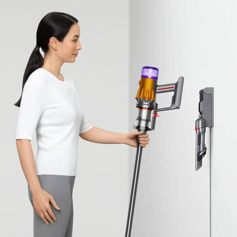 שואב אבק אלחוטי ידני כולל קרן לייזר dyson