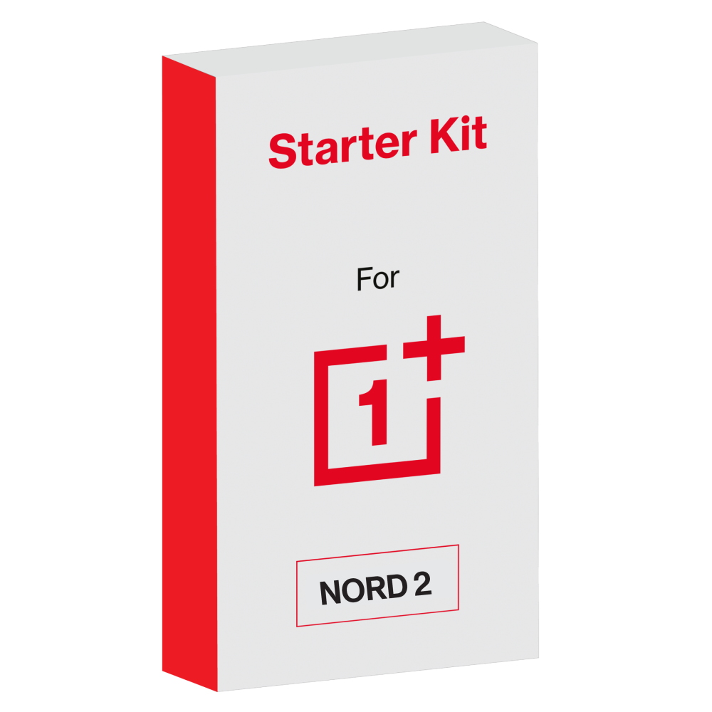 ערכת הגנה למכשירי OnePlus &lrm;Starter Kit For nord 2