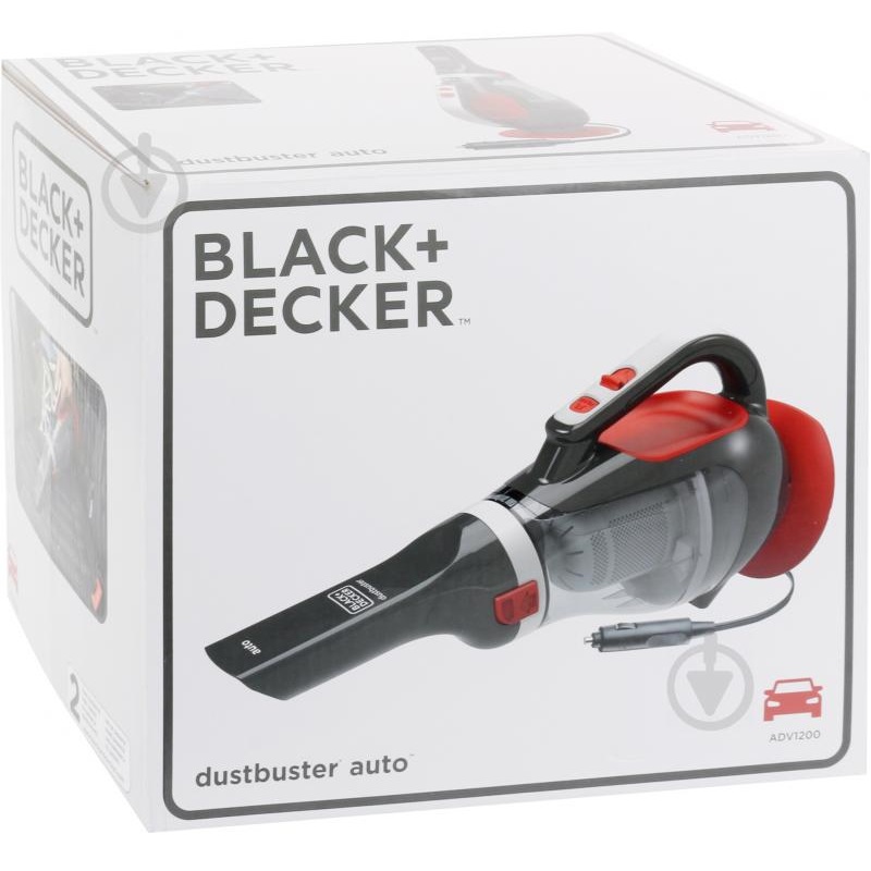 תמונה של שואב אבק ידני מקצועי לרכב 12 וולט black&decker