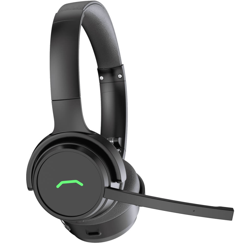 תמונה של אוזניות on-ear אלחוטיות כולל מסנן anc ומיקרופון honsenn