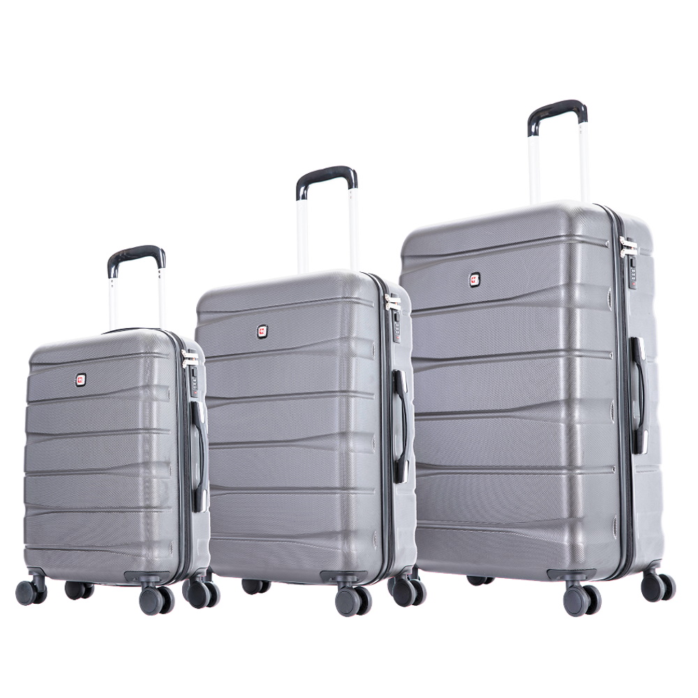 סט 3 מזוודות קשיחות 20, 24 ו-28 polo swiss
