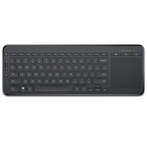 סט מקלדת ומשטח מגע אלחוטיים microsoft