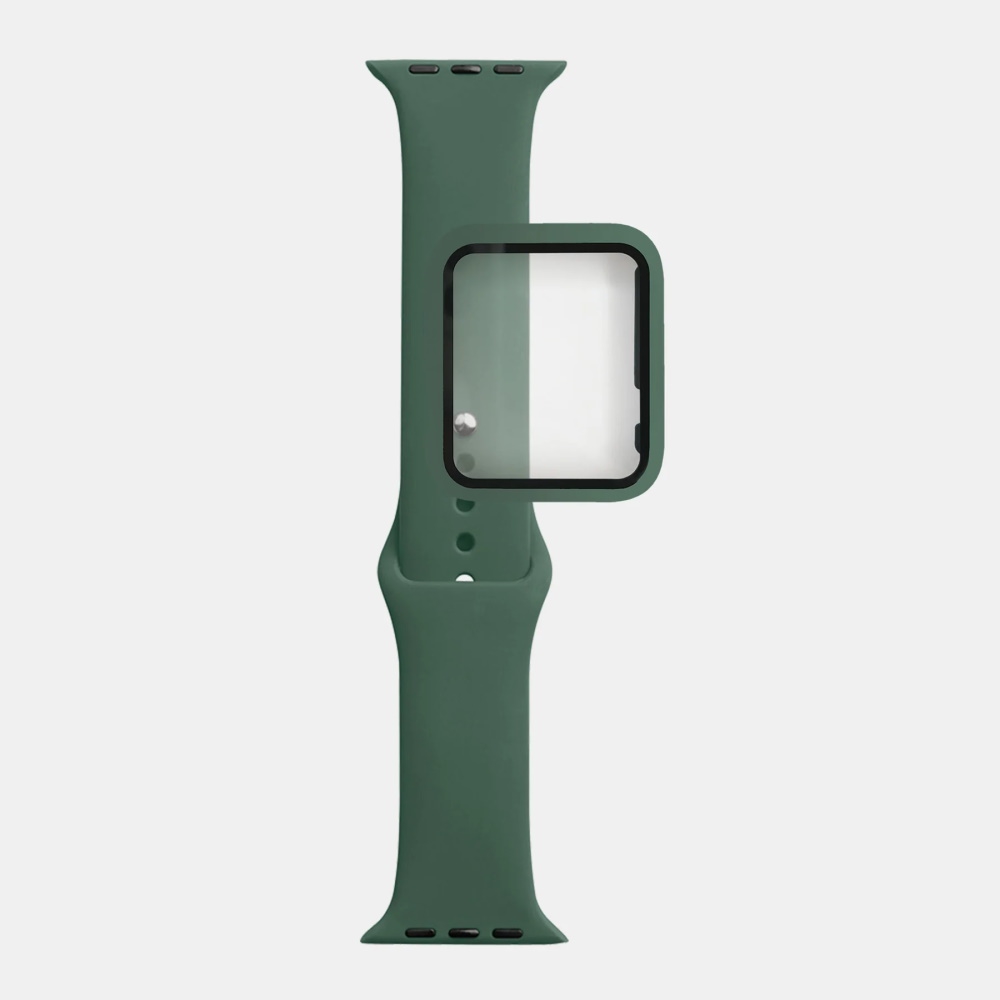 apple watch 7&8 strap case 41mm - ירוק skech