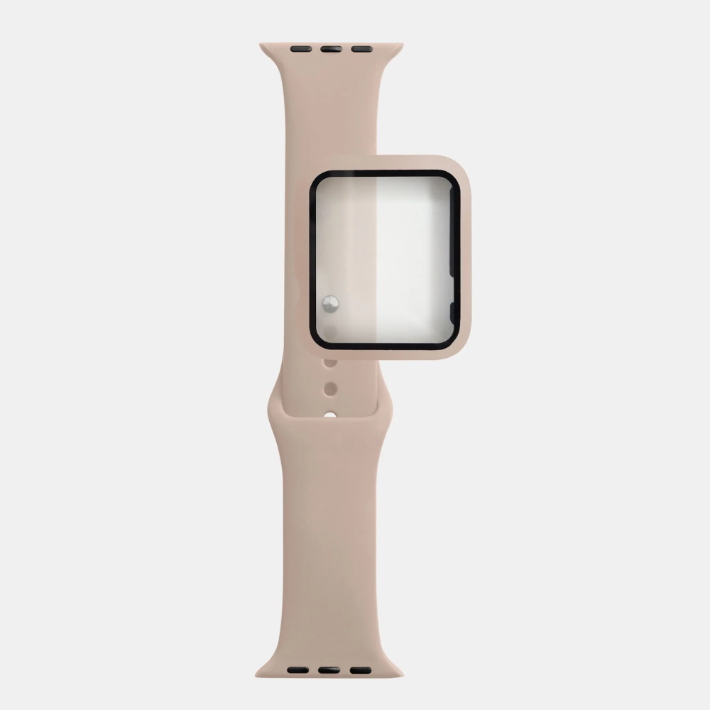 apple watch 7&8 strap case 45mm - ורוד skech