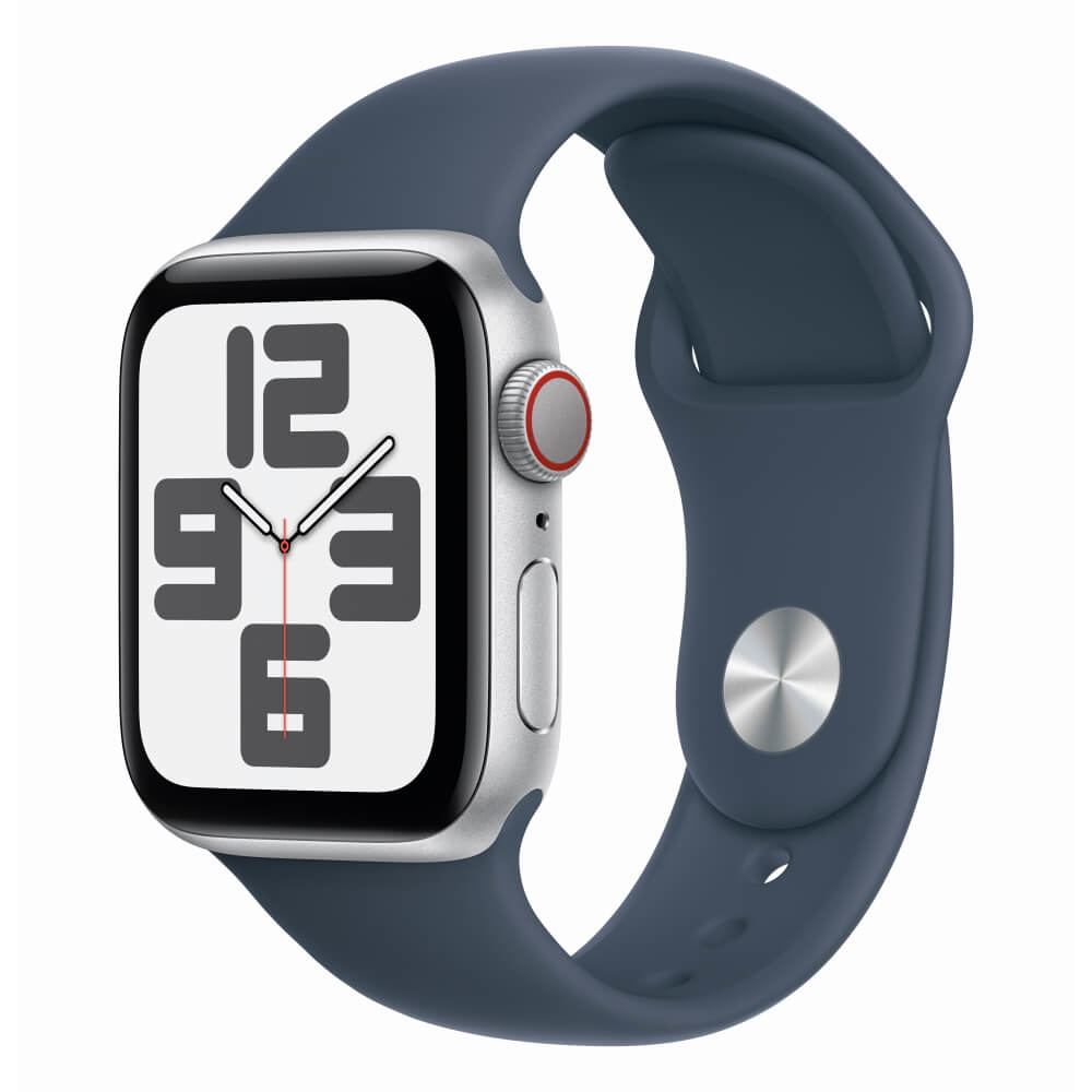watch se 2023 44mm gps + cellular - silver apple