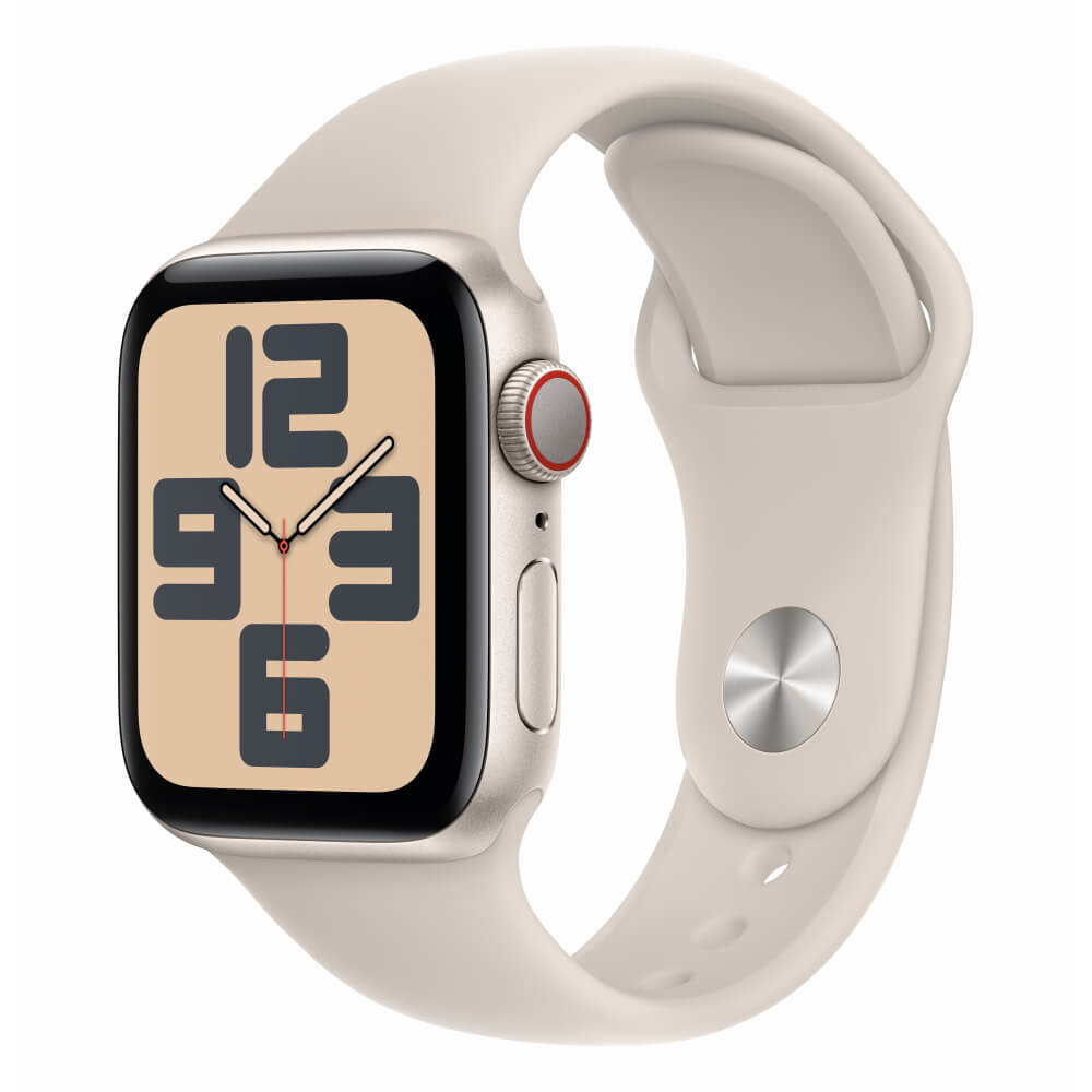 watch se 2023 40mm gps + cellular - starlight apple
