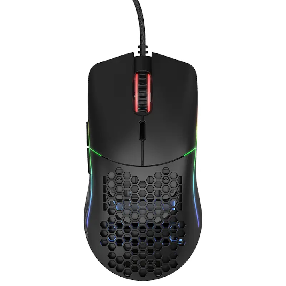 עכבר גיימינג חוטי - משולב תאורת Glorious RGB &lrm;Model O Regular שחור