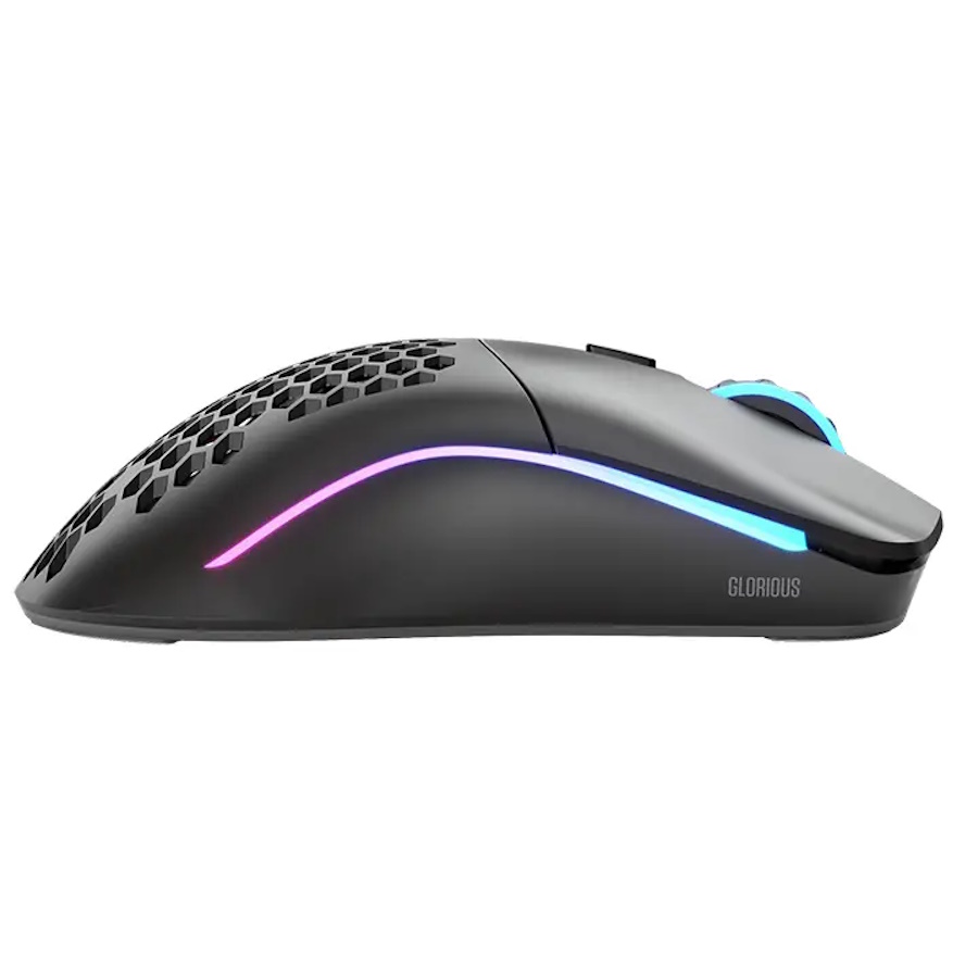 עכבר גיימינג אלחוטי כולל תאורת rgb מובנית glorious