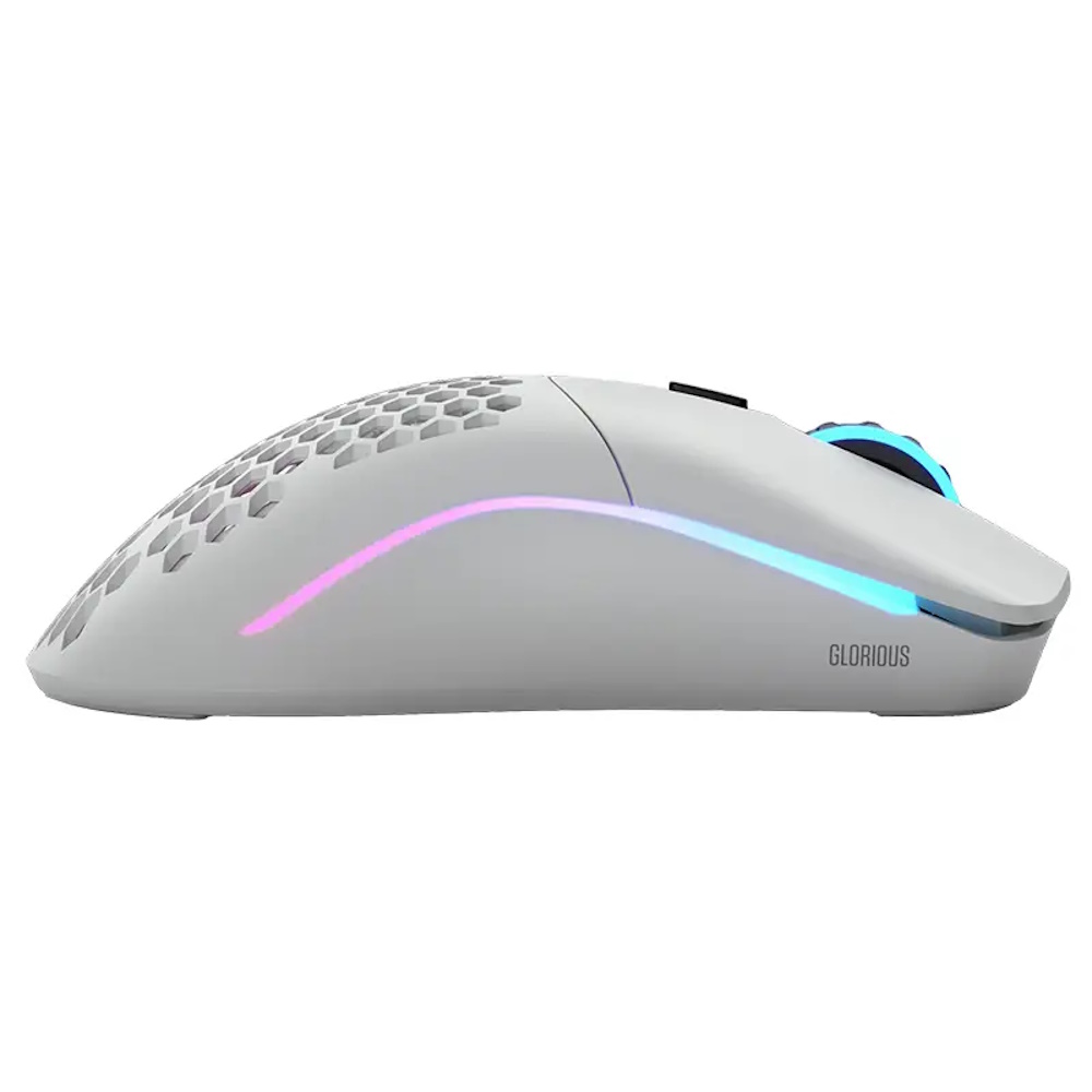 עכבר גיימינג אלחוטי כולל תאורת rgb מובנית glorious