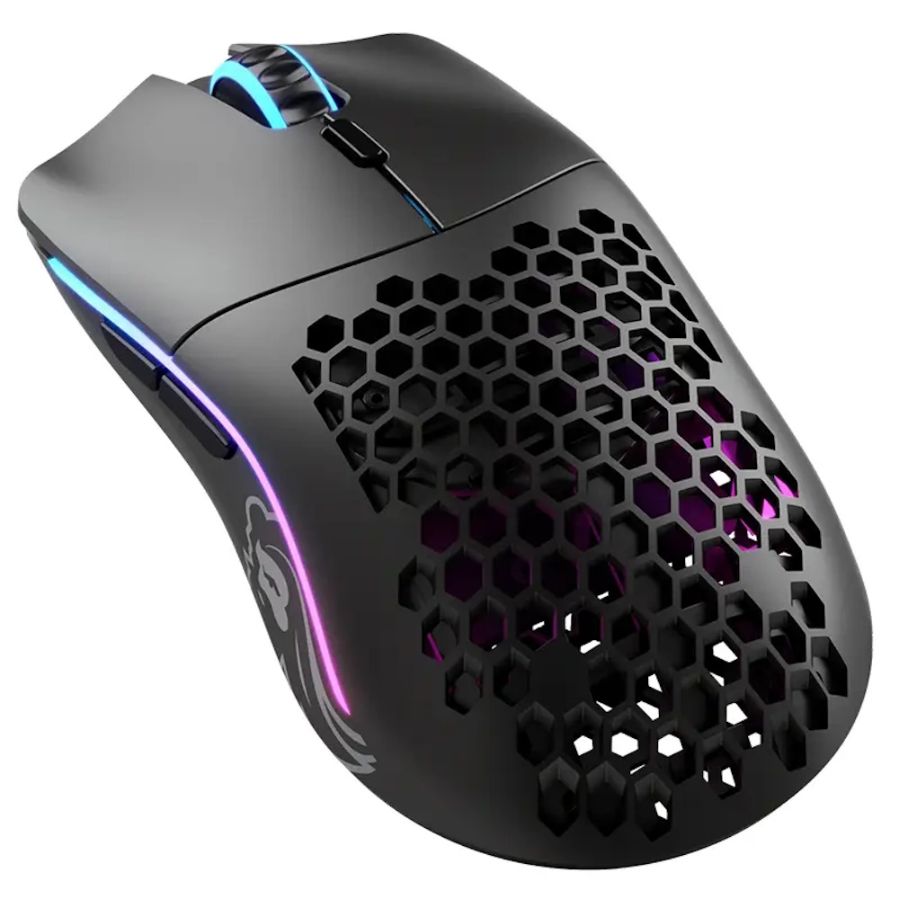 עכבר גיימינג אלחוטי כולל תאורת RGB מובנית Glorious &lrm;Model O Minus שחור מט