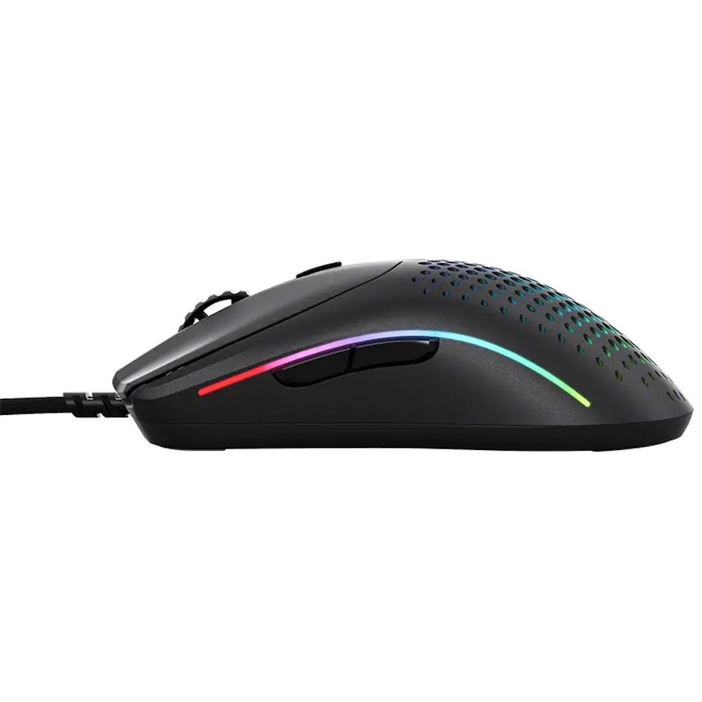 עכבר גיימינג חוטי כולל תאורת rgb מובנית glorious