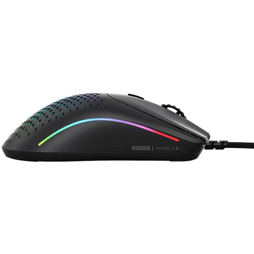 עכבר גיימינג חוטי כולל תאורת rgb מובנית glorious