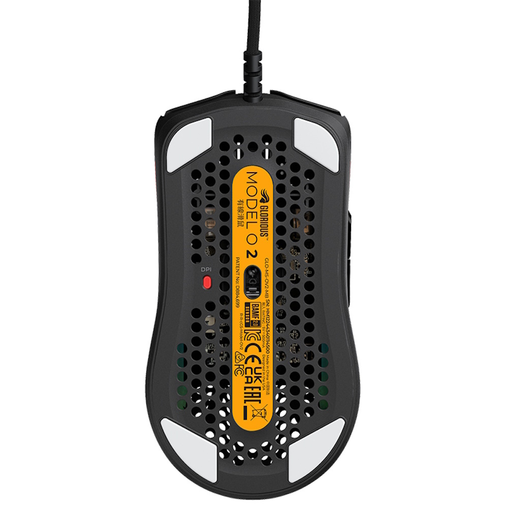 עכבר גיימינג חוטי כולל תאורת rgb מובנית glorious