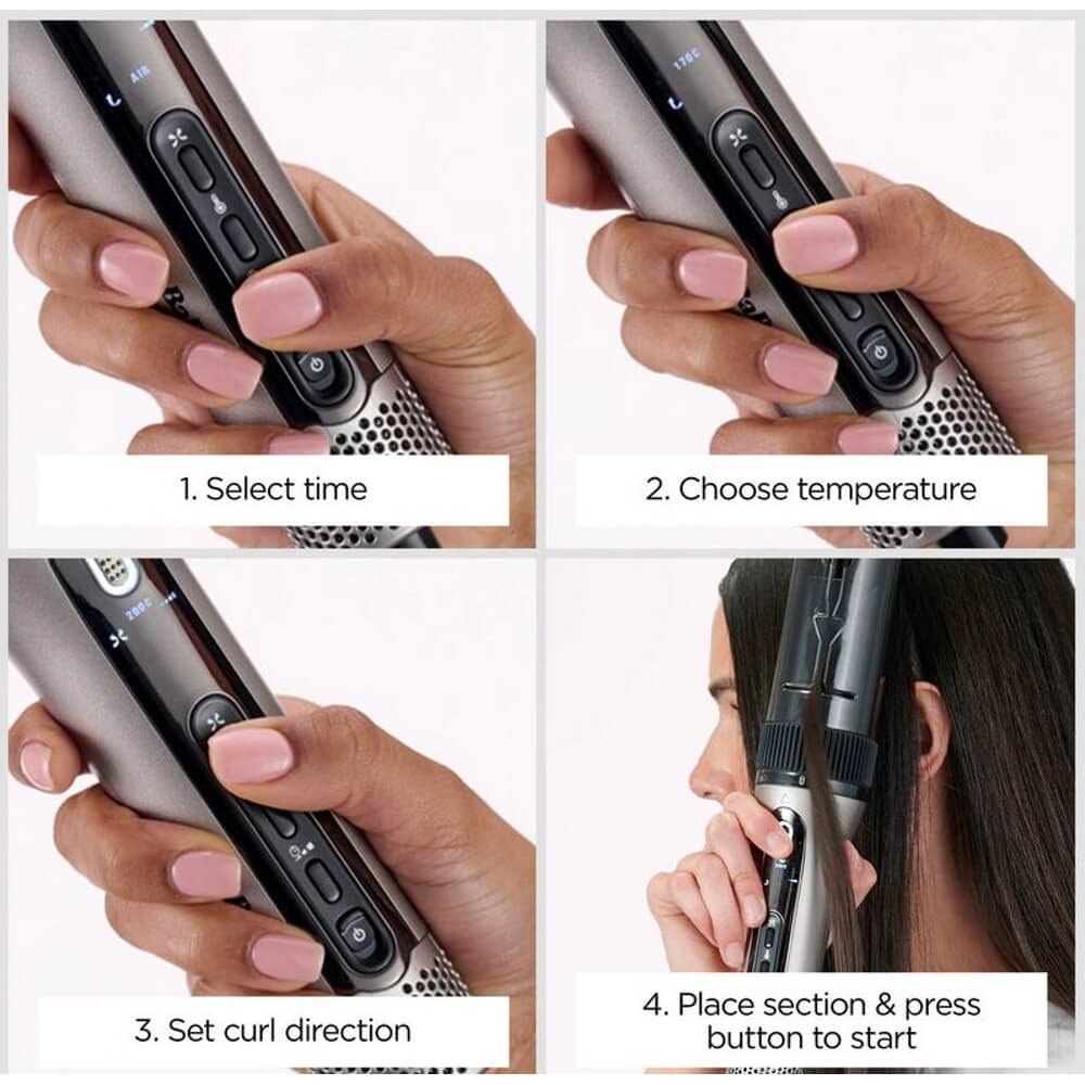 מסלסל שיער אוטומטי כולל טכנולוגיית babyliss auto-curl