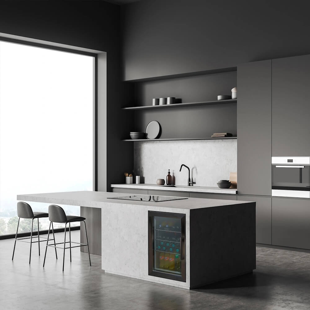 bbq cooler black s-l - שחור - ציר דלת שמאל caso