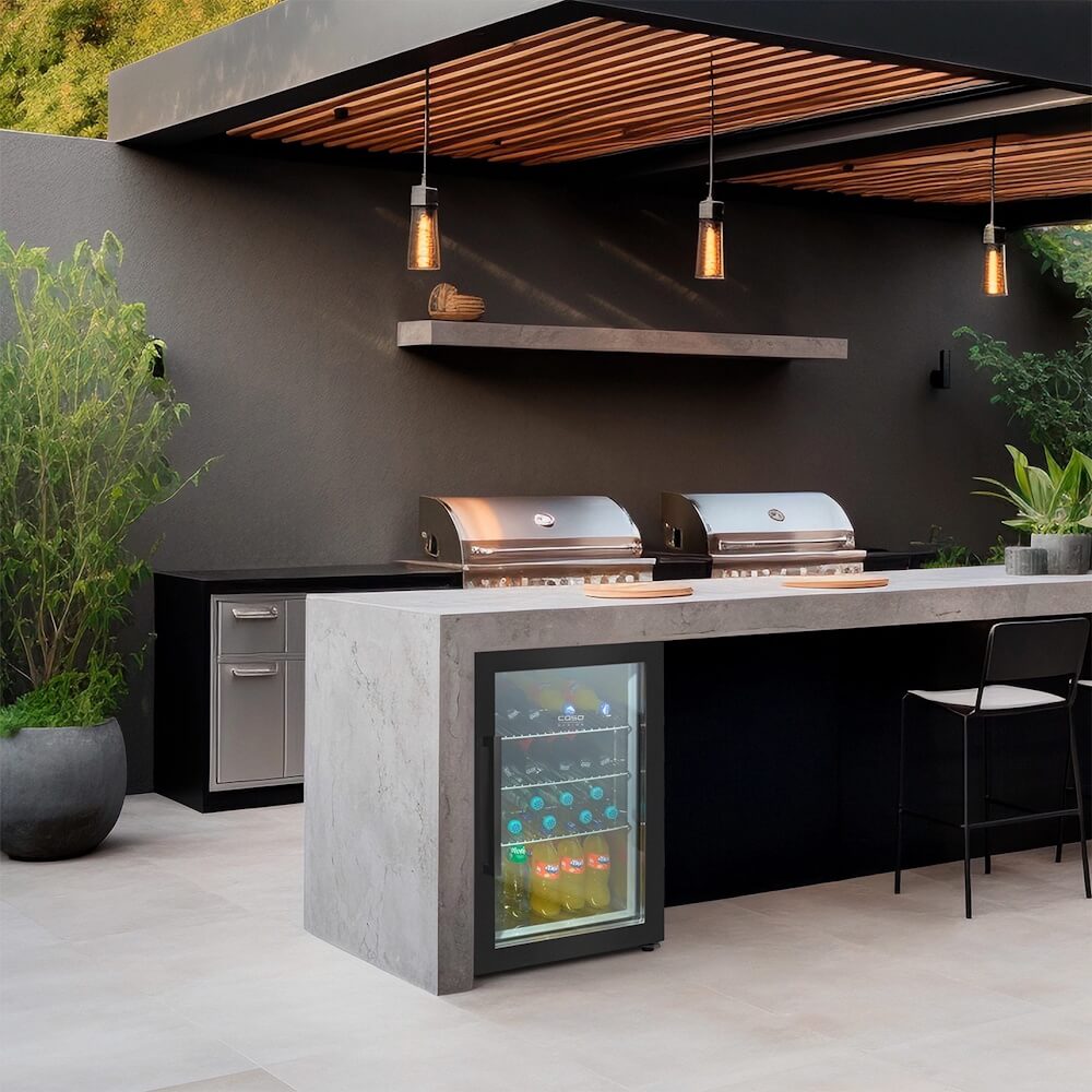 bbq cooler black s-r - שחור - ציר דלת ימין caso