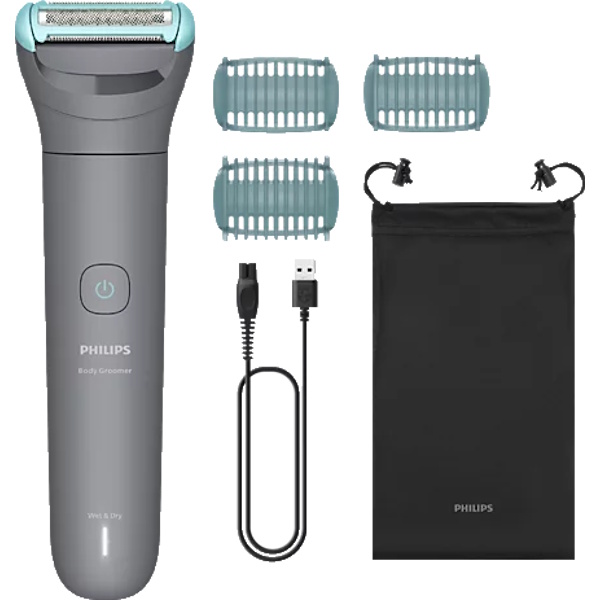 ערכת טיפוח נטענת לגבר כולל 3 ראשים מתחלפים Philips &lrm;Body Groomer BG3485/15