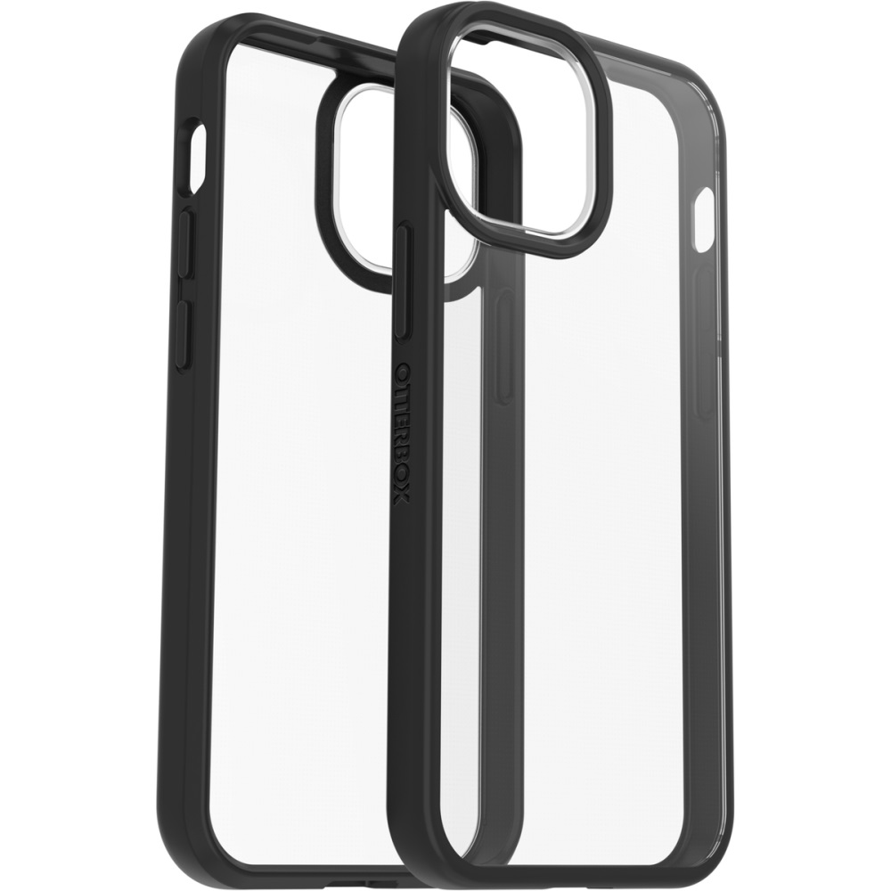 כיסוי שקוף - שחור לסמארטפון OtterBox &lrm;iPhone 14 - React שחור שקוף