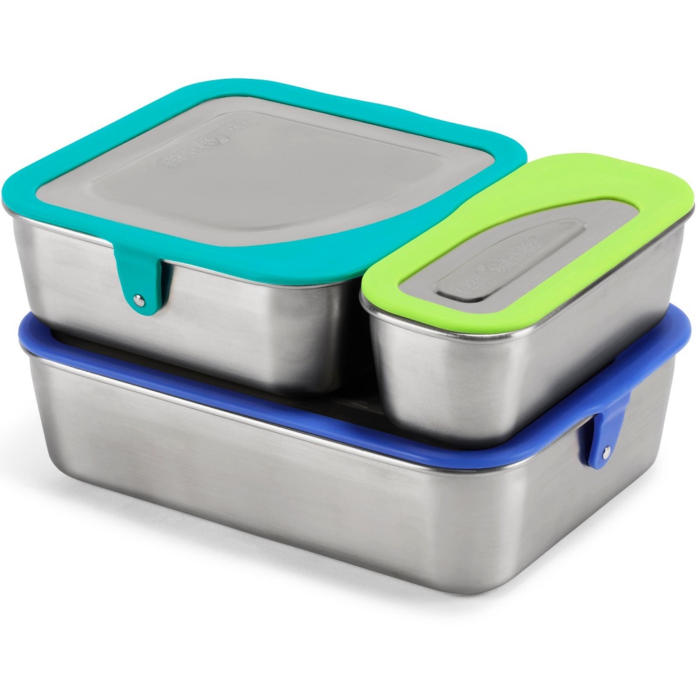 סט 3 קופסאות אוכל אקולוגיות מנירוסטה Klean Kanteen &lrm;BOXS