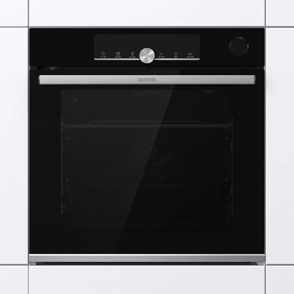 bpsax6747a08bg זכוכית שחורה משולב נירוסטה gorenje