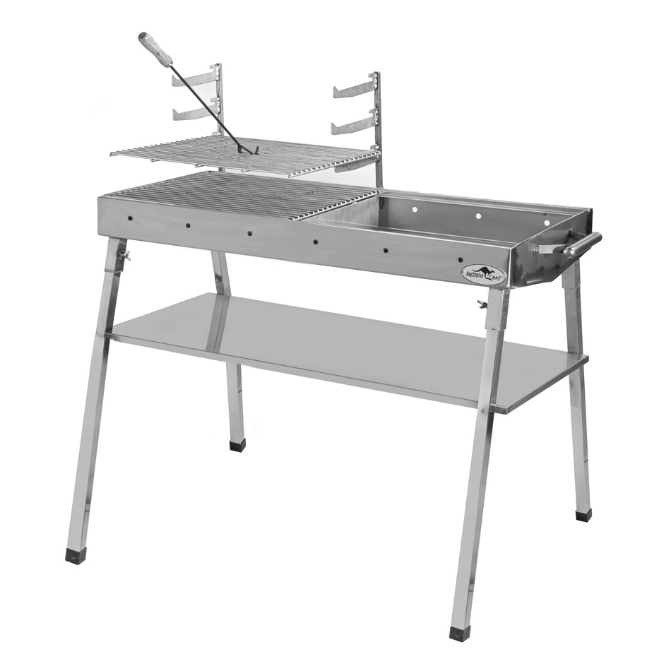 מנגל פחמים מהודר Australia Chef &lrm;ברזילאי נירוסטה