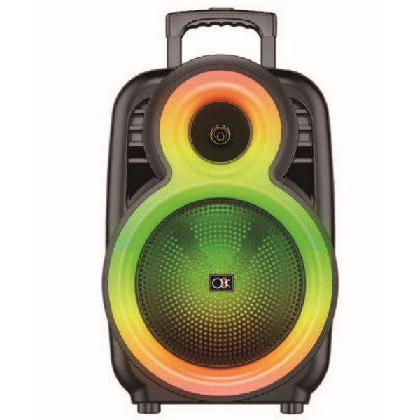 בידורית ניידת 45W כולל שלט ומיקרופון אלחוטי O8K &lrm;BT-1219
