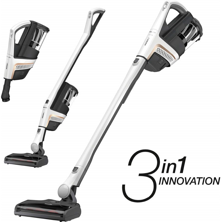 סרטון - שואב אבק אלחוטי miele  מילה  triflex hx1 basic לבן