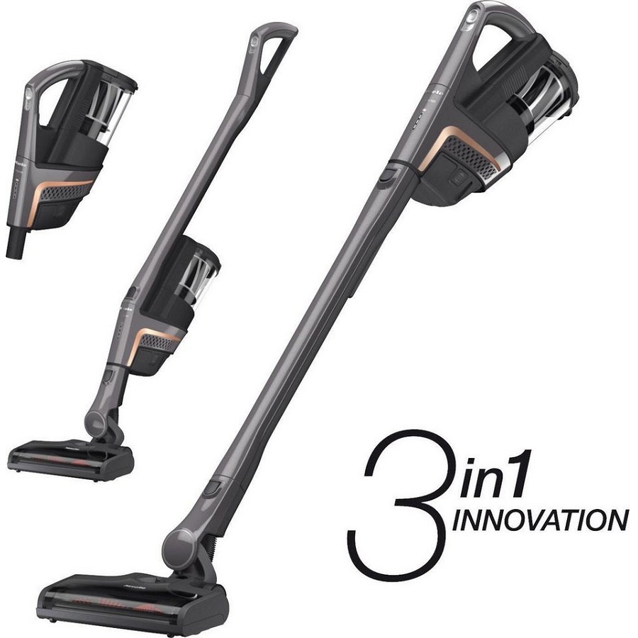 סרטון - שואב אבק אלחוטי miele  מילה  triflex hx1 basic אפור