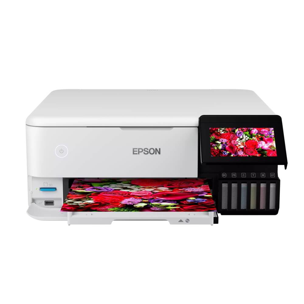 מדפסת הזרקת דיו אלחוטית משולבת Epson &lrm;EcoTank L8160 C11CJ20402