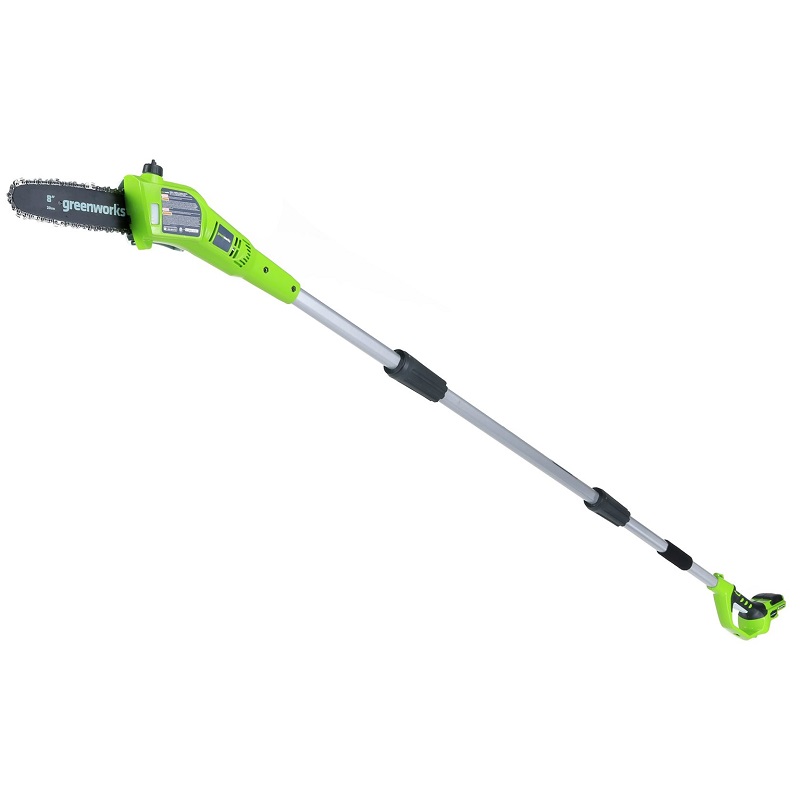 מסור גבהים חשמלי משופר + סוללה  4.0Ah ומטען מהיר GreenWorks 24V &lrm;99702/5