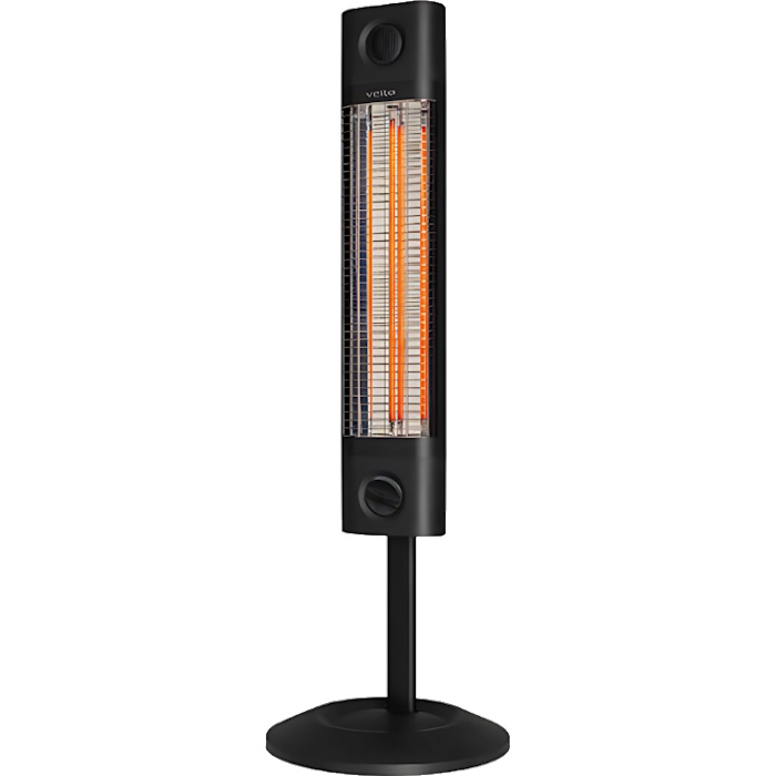 תנור חימום רצפתי אינפרא אדום 1700W ‏Veito &lrm;CH 1800 XE שחור