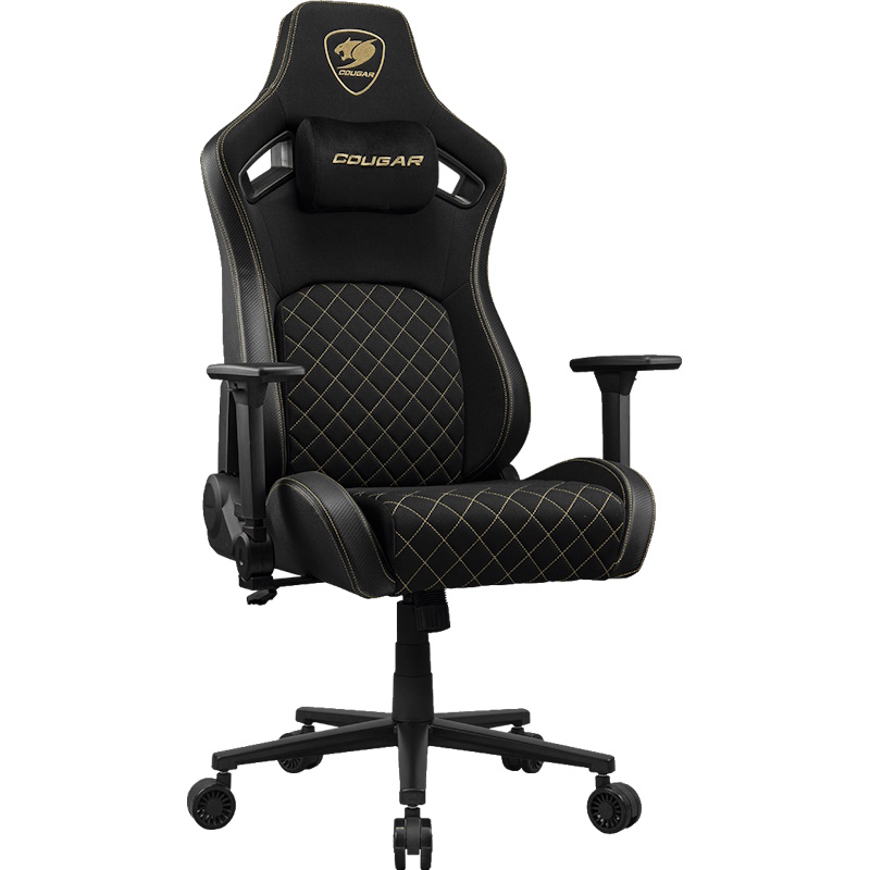 כסא גיימינג כולל ריפוד בד ארוג Cougar &lrm;Defensor Gold F