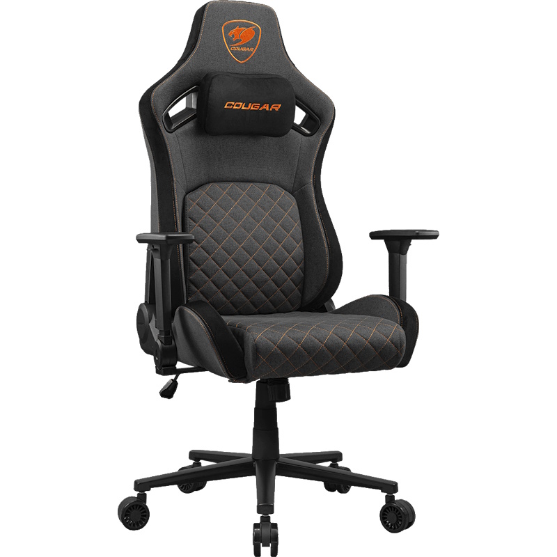 כסא גיימינג כולל ריפוד בד דמוי פשתן Cougar &lrm;Defensor Gray F